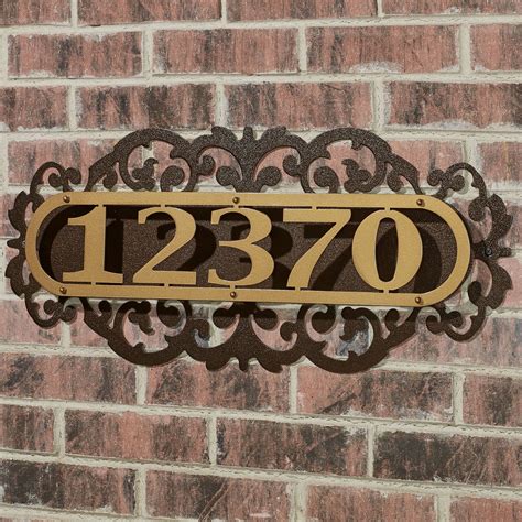 house for sale metal sign|decorative metal house numbers.